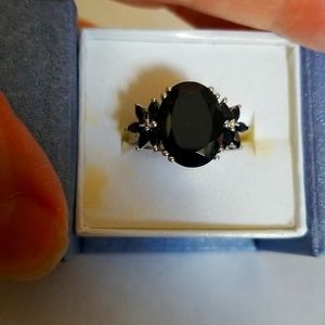 Thai Black Spinel Ring
